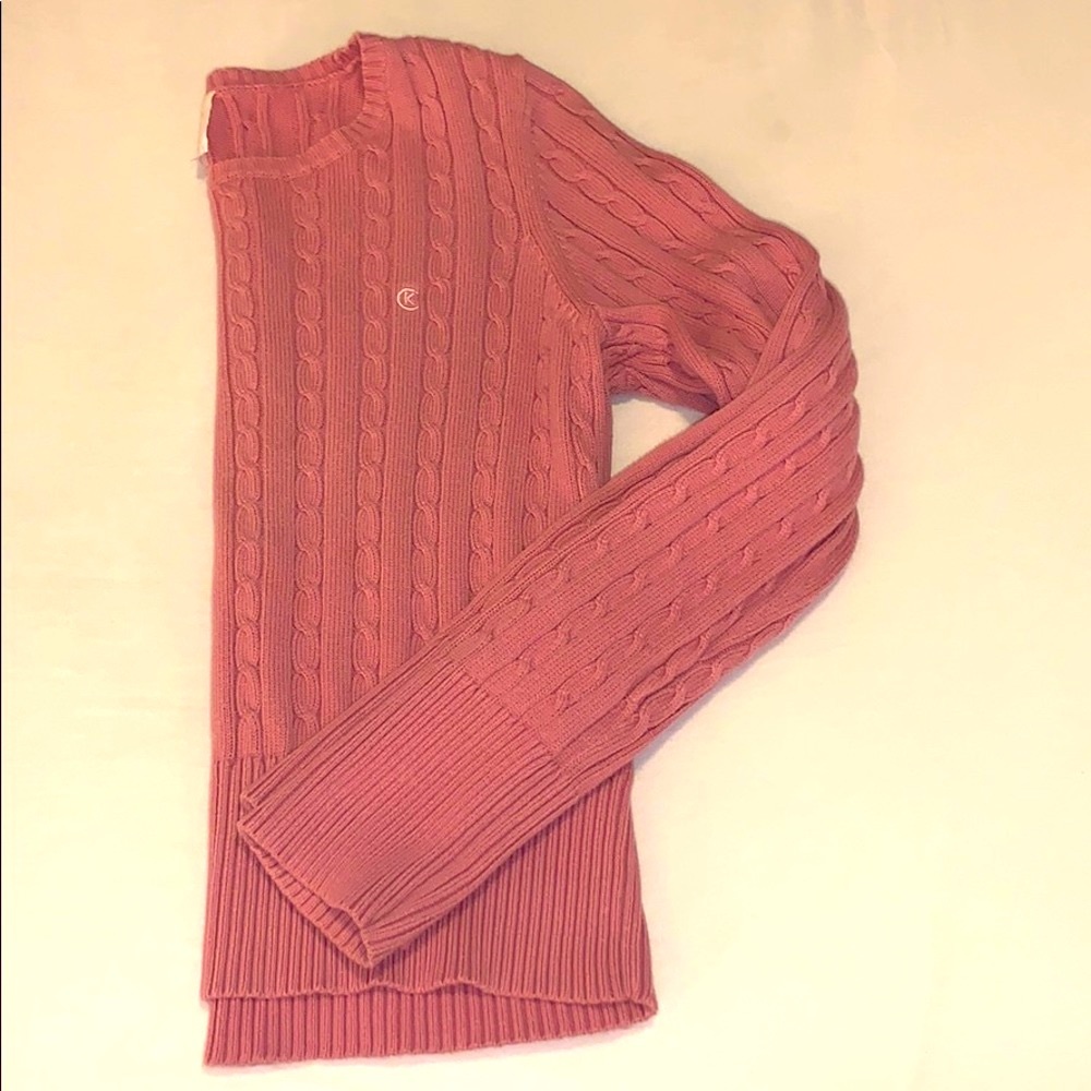Calvin Klein long sleeve pink shirt